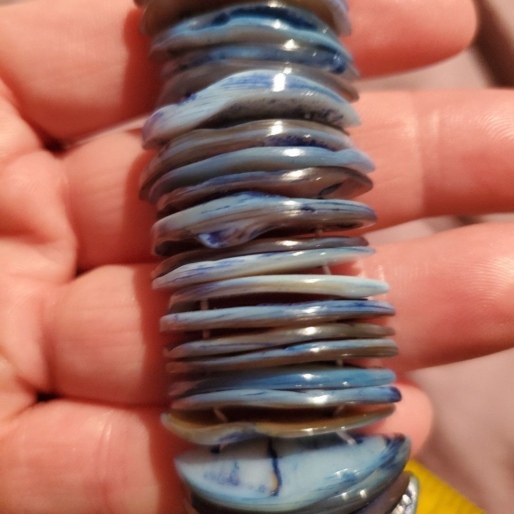 Blue Shell Bracelet‎ - Picture 5 of 6
